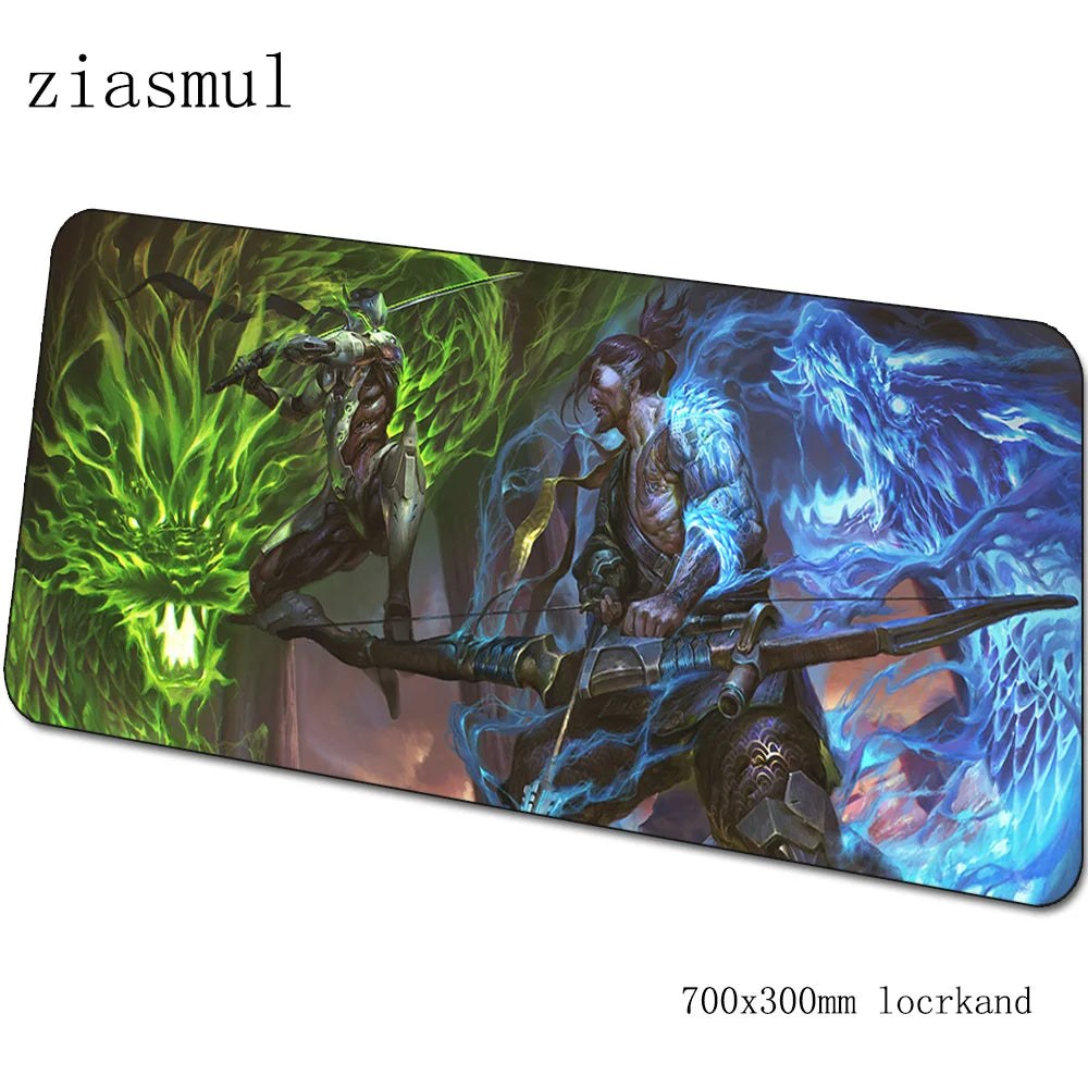 overwatch mouse pad Cartoon Computer mat 700x300x3mm gaming mousepad large Indie Pop padmouse keyboard games pc gamer desk