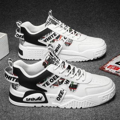 Skateboard Heren schoenen Zomersneakers Leer Casual Mode Outdoor Hardlopen Sport Wandelen Tennis Platform Designer Luxe