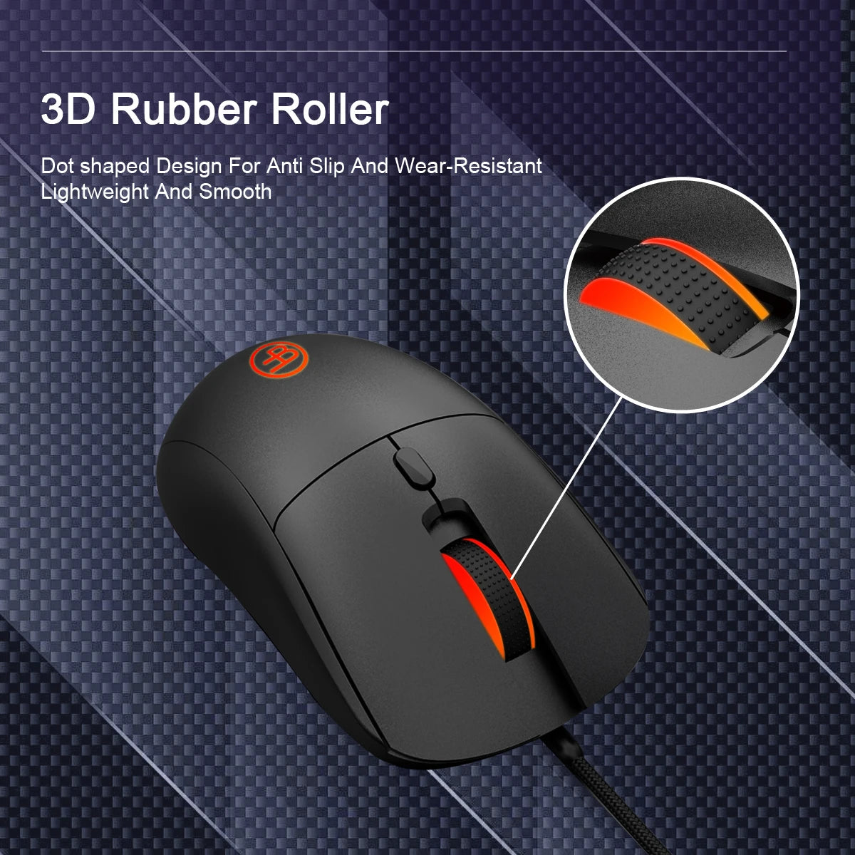 Wired Mouse USB Wired Optical Mouse Ergonomic 7200 DPI Adjustable 6 Buttons Office Mice for PC Laptop Computer Macbook Gamer