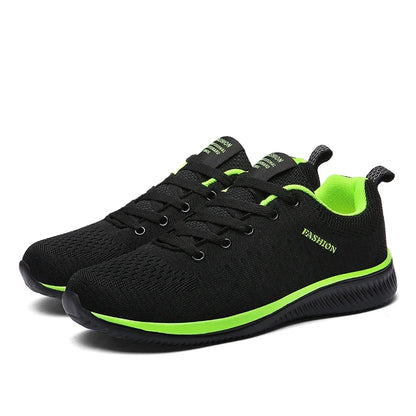 Męskie dzianinowe buty do biegania i chodzenia, casualowe sneakersy, oddychające sportowe buty do biegania, treningu i na siłownię, lekkie buty outdoorowe dla kobiet, rozmiary 38-47