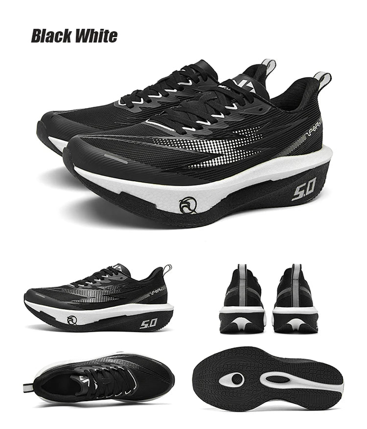 5.0 MIX Carbon Plate Running Shoes for Men and Women Racing Marathon Stable Rebound Shock-absorbing Training Sneakers