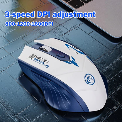 Dual-Mode Mouse Bluetooth 5.4 Mouse 6 Buttons 2.4G Wireless Mouse Rechargeable Gaming Mouse Office Mice For PC Laptop Macbook