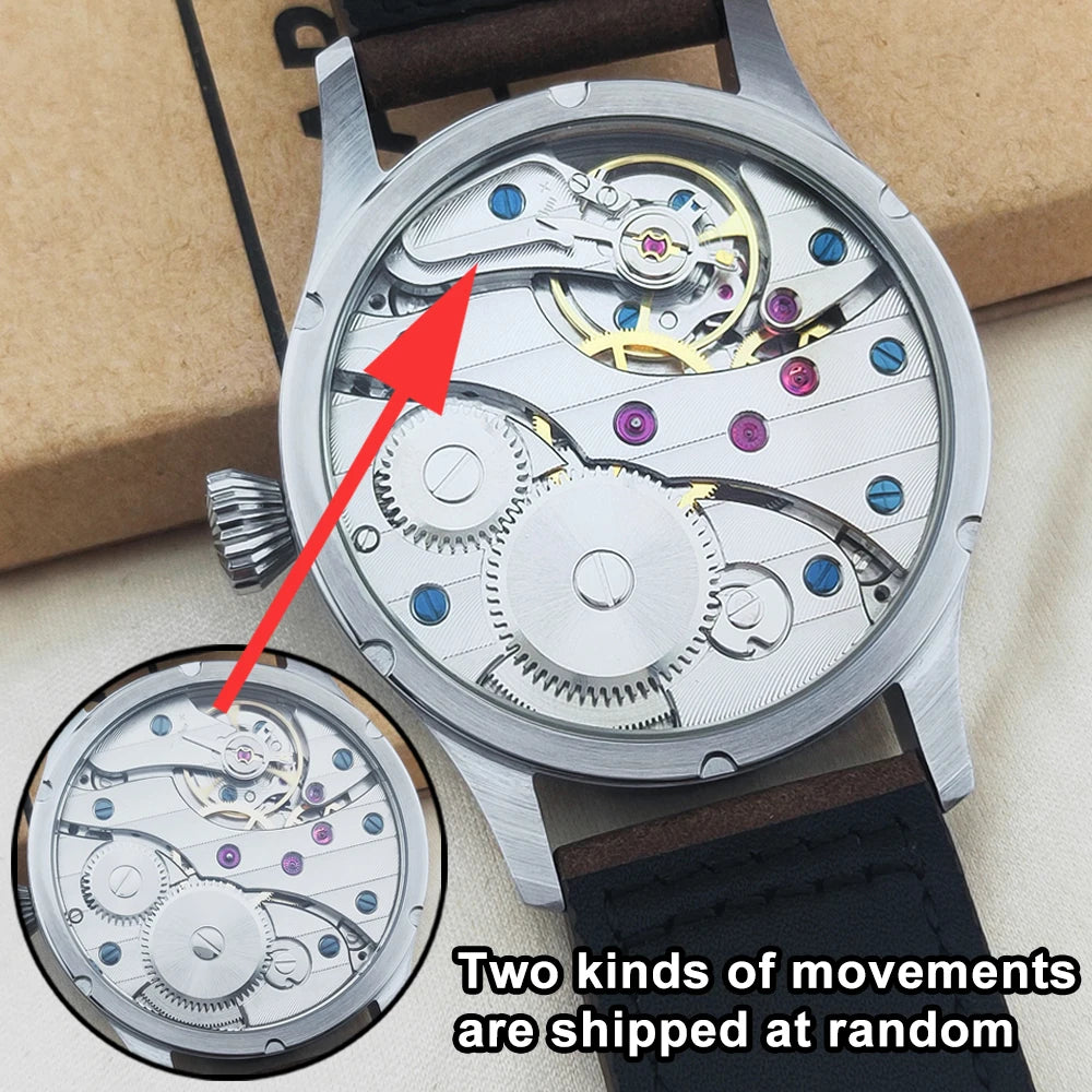 Corgeut Luxusuhr mit Saphirglas, 42 Mm Zifferblatt, ST3600- oder ST3601-Handaufzugswerk, 316L-Stahlgehäuse, Herrenuhr, 30 M wasserdicht