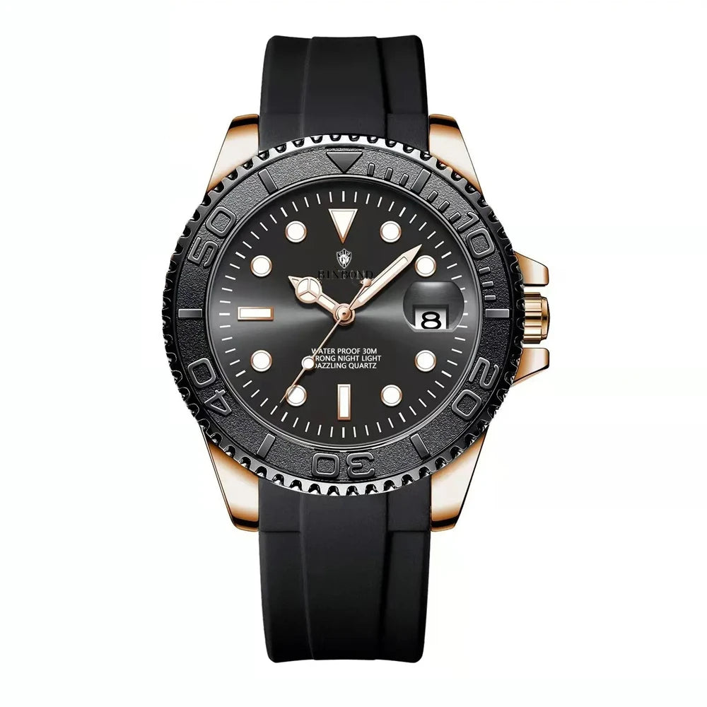 Montres de luxe pour homme - Nouvelle marque - Montres-bracelets sportives et tendance à quartz - Cadeaux pour homme - Montres automatiques - Horloge numérique « Café » pour homme