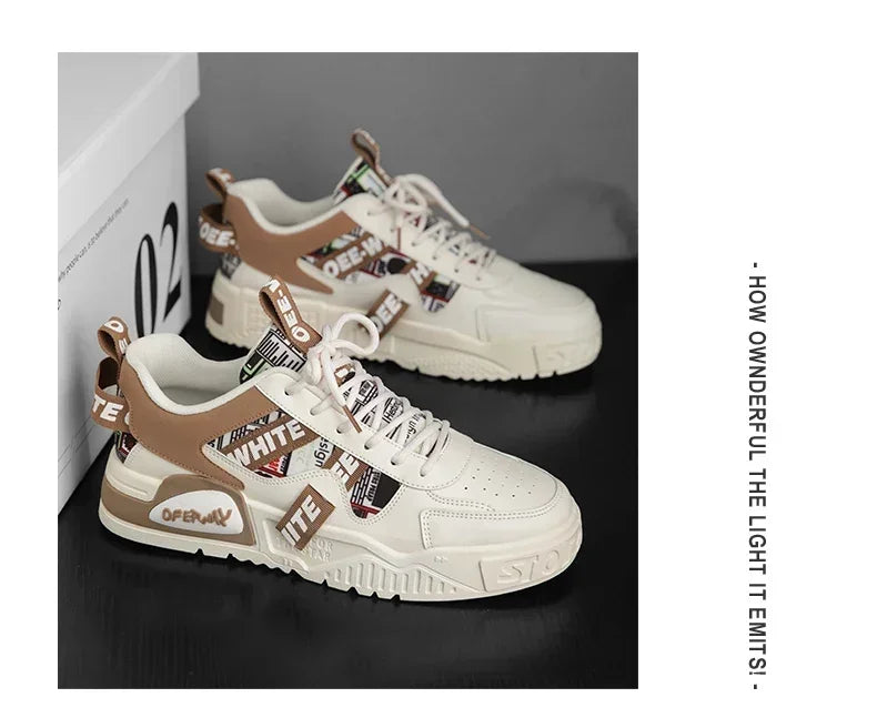 Skateboard Heren schoenen Zomersneakers Leer Casual Mode Outdoor Hardlopen Sport Wandelen Tennis Platform Designer Luxe