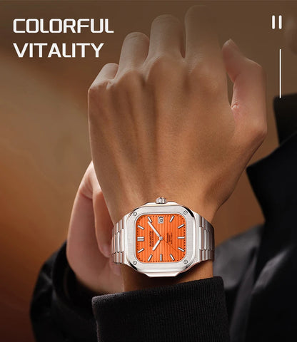 Montre de luxe automatique pour homme FARASUTE, mouvement Miyota9019, ultra-fine (8,9 mm), luminescente, étanche à 5 ATM