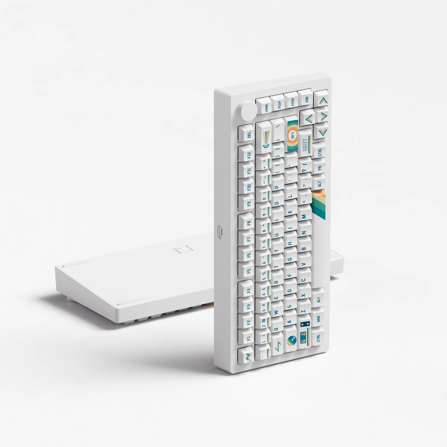 Akko MonsGeek M1 V5 Three-mode Mechanical Keyboard/Barebone Kit VIA 75% 3/5 Pin Customized Hot Swap RGB Rapid Disassemble Gasket