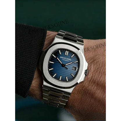2026 New Specht & Söhne 40MM Rose Gold Men's Watch Japan Miyota 8215 Automatic Mechanical Steel Sapphire Crystal 50M Waterproof