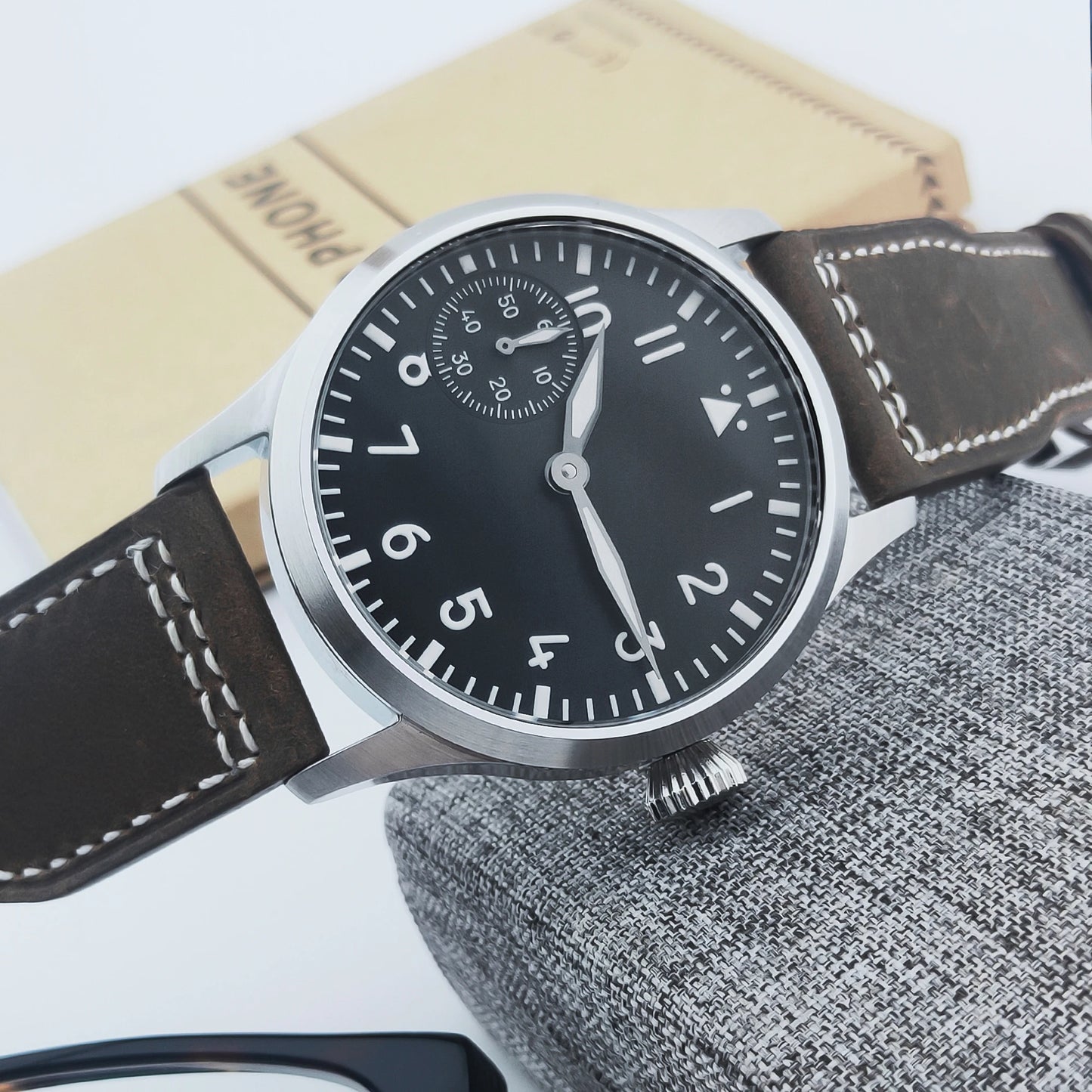 Corgeut Luxusuhr mit Saphirglas, 42 Mm Zifferblatt, ST3600- oder ST3601-Handaufzugswerk, 316L-Stahlgehäuse, Herrenuhr, 30 M wasserdicht