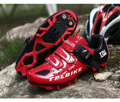 New Men's and Women's Bicycle Shoes,Outdoor Cycling Shoes,Three Functional Soles,Professional Training Shoes