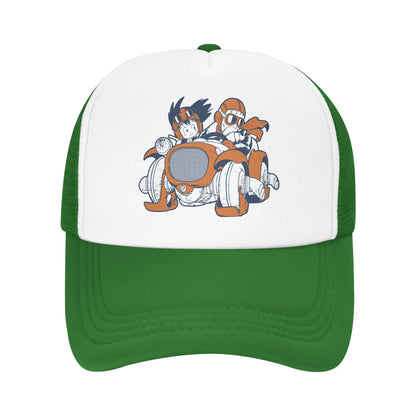Goku Muten Roshi Dragon Ball Z Baseball Caps Sport Sun Hat Anime DBZ Hats Breathable Polyester Trucker Cap Summer Trucker Caps