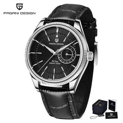 PAGANI DESIGN 2025 New Men Quartz Watch VH65 40mm Stainless Steel Sapphire Glass Luxury Business Waterproof 200m Reloj Hombre