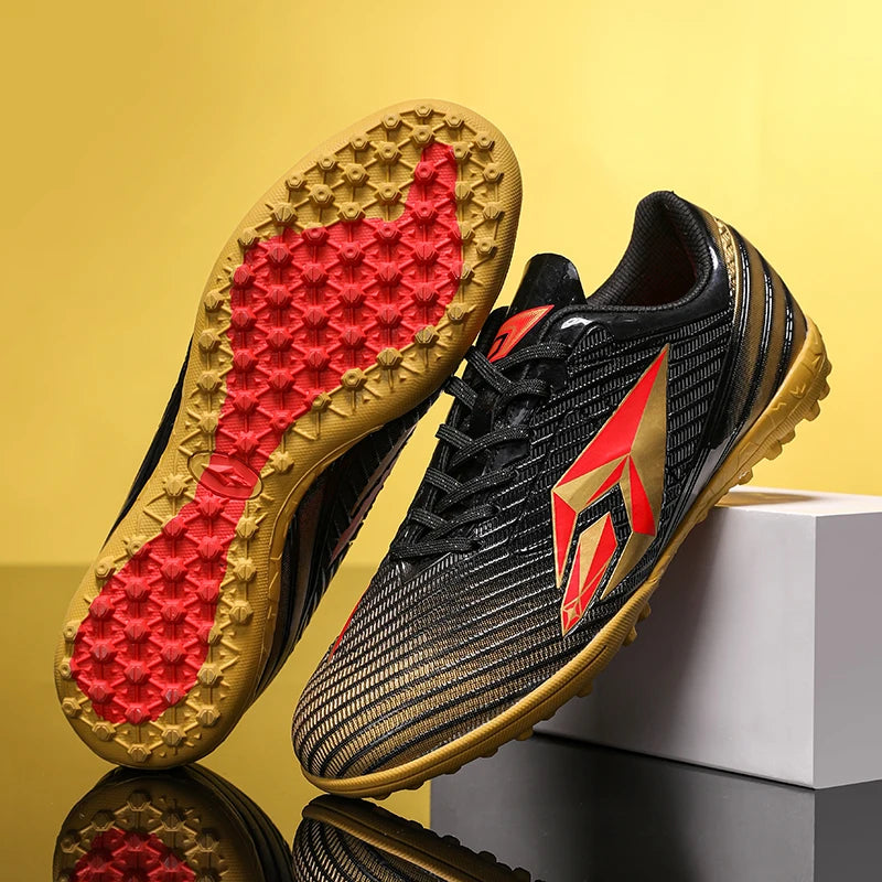 Nouveau modèle de chaussures de football pour hommes, crampons de football, chaussures d'entraînement antidérapantes AG, chaussures de football, crampons longs, pour les compétitions, ult