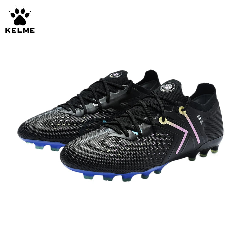 KELME chaussures de football adulte MG chaussures de football à ongles courts chaussures d'entraînement de compétition professionnelle d'herbe pour jeunes chaussures de football