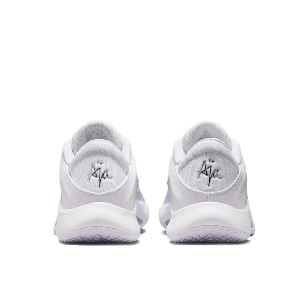 Nike AOne: Minimalist, Comfortable, Cushioned, and Breathable Low-Top Basketball Shoes (Unisex, White and Blue) FZ8606-100