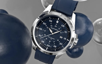 Orologio da uomo SAPPHERO – Orologio al quarzo di lusso, impermeabile fino a 50 m, dotato di un meccanismo importato e di una cassa in acciaio inossidabile – Un’idea regalo ideale per l’uomo.