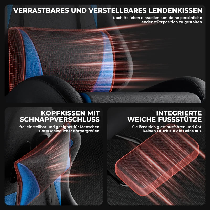 Gaming chairs, office chairs, desk chairs, and swivel chairs. Made with breathable fabric, equipped with 360° swivel casters and seats for easy movement, and featuring soft and comfortable cushions.