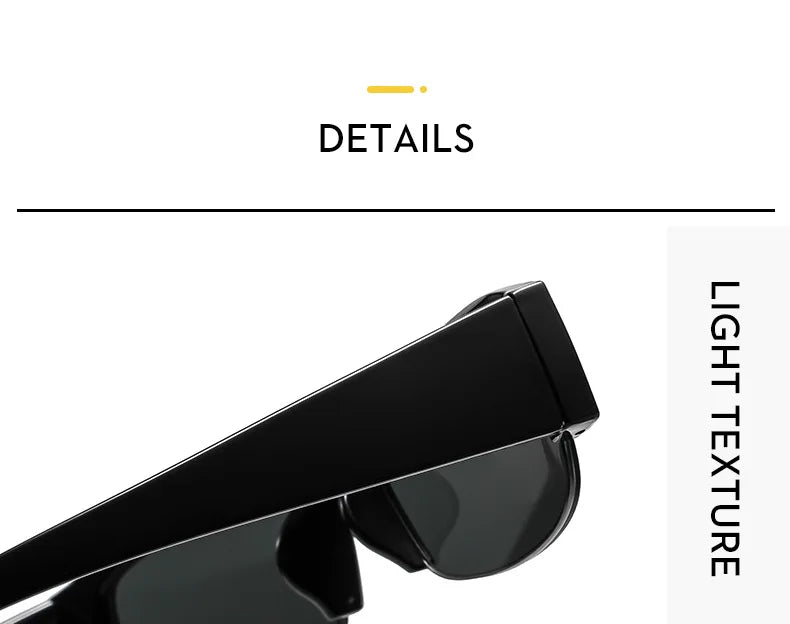 Vintage-Sonnenbrille mit kleinem, rechteckigem Halbrahmen in Schwarz, Leopardenmuster und Farbverlauf – trendige Damen-Sonnenbrille zum Autofahren