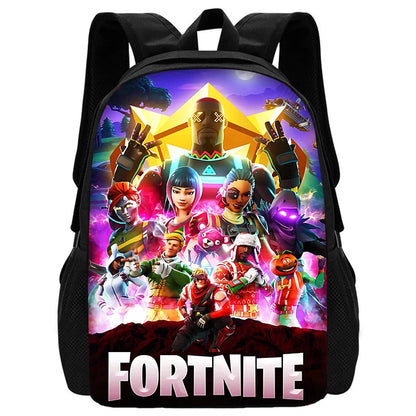 Popular Game FortniteS Child School Backpack With Shoulder Bag Pencil Bags School Bags for Boys Girls Best Gift