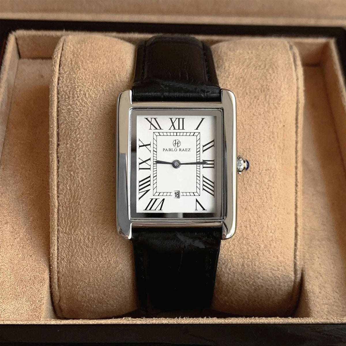 UTHAI Montre homme de luxe légère pour le travail, marque de luxe, carrée, classique, avec calendrier, étanche, bracelet, montre-bracelet à quartz pour homme, cadeau