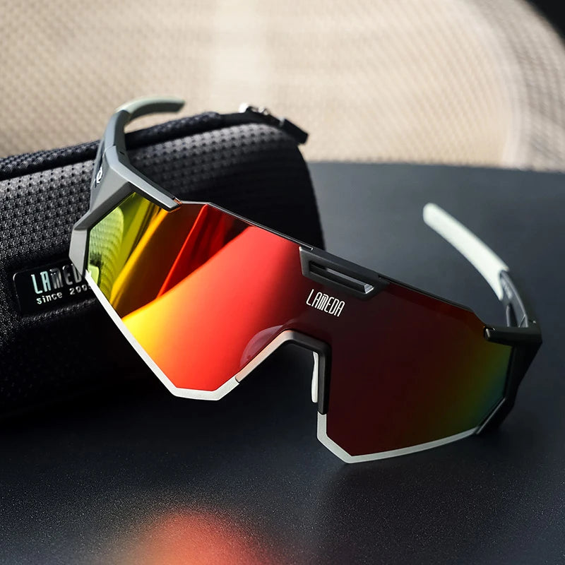 Lameda Outdoor Cycling Glasses Sports Polarized  Road Bike Glasses Mountain Bicycle Sunglasses Cycling Goggles Eyewear Goggles W