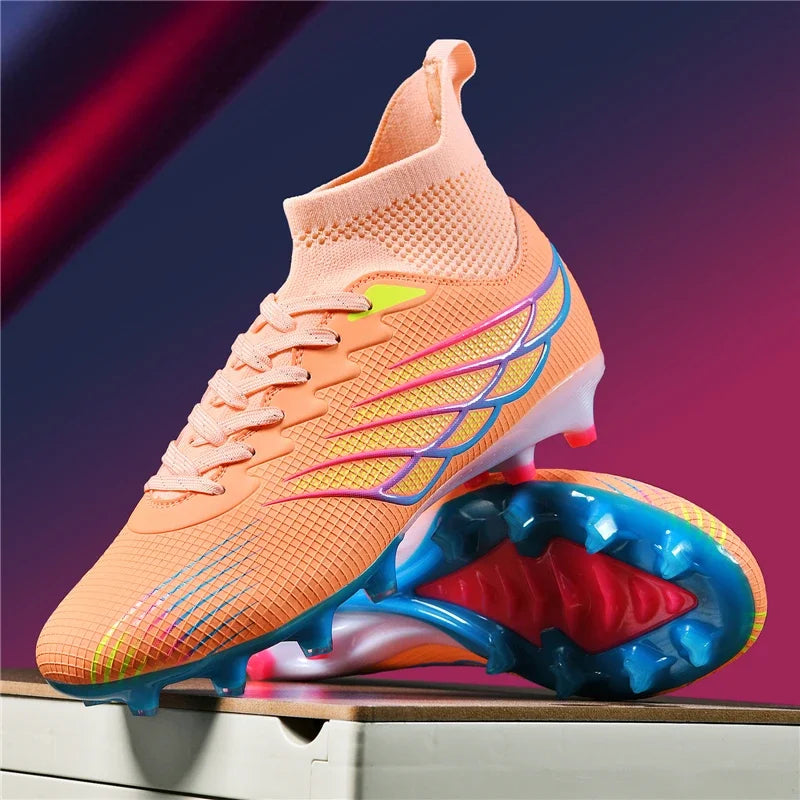 2026 New Superfly FG Football Boots Outdoor Soccer Cleat Black Shoes Soft Sport Professional Shoes Breathable Comfortable Boots