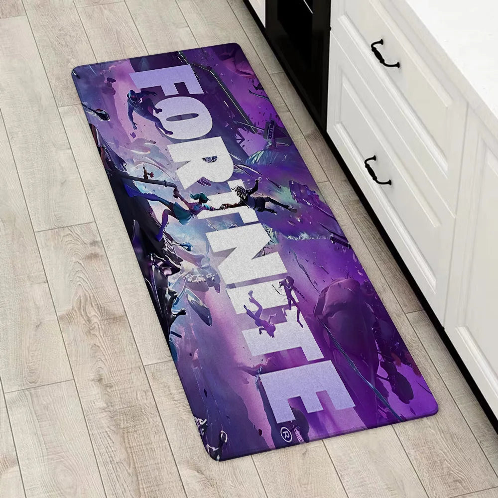 Fußmatte für die Eingangstür im Fortnites-Game-Design, rutschfester Küchenteppich, Teppiche für Wohnzimmer, Balkon und Badezimmer, Fußmatte, Bodenmatten, Teppich