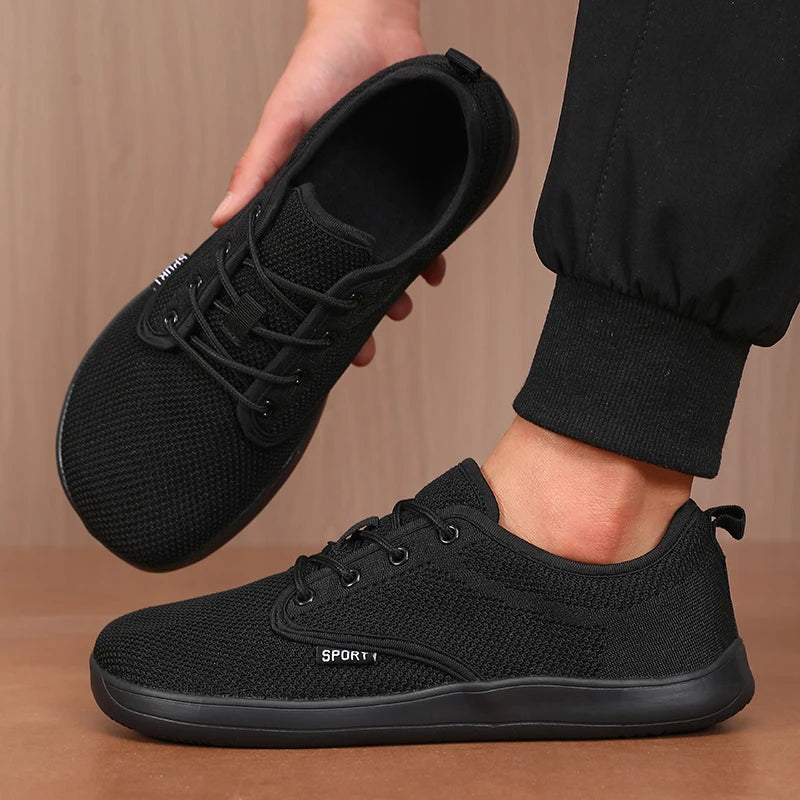 Women's Walking Flat Shoes Soft Mesh Suitable for Travel Wide Palms Lightweight Support Fitness and Leisure Sports Shoes for Men