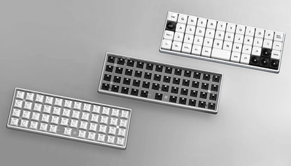 Chosfox GEONIX48 Rev.2 Low Profile Keyboard Single/Three Mode Portable Mechanical Keyboard Kit For LOW MX Switch Support QMK/VIA