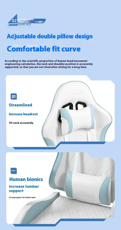 Hot Selling Gaming Chair Ergonomic Racing Gaming Chair Sedentary Comfortable Home Computer Chair for Office Computer Living Room