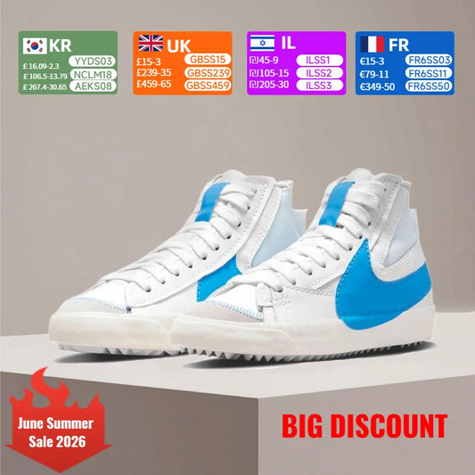 Nike Blazer Unisex Retro Casual Sneakers Classic Retro Style with Comfortable Cushioning DD3111-103