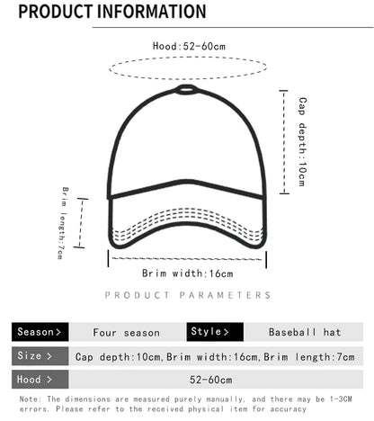 Bonés de basebol vintage coreanos lavados para homem e mulher, em algodão, com fecho snapback, bordado, design novo e versátil, letras bordadas, estilo casual desgastado