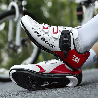 New Men's and Women's Bicycle Shoes,Outdoor Cycling Shoes,Three Functional Soles,Professional Training Shoes