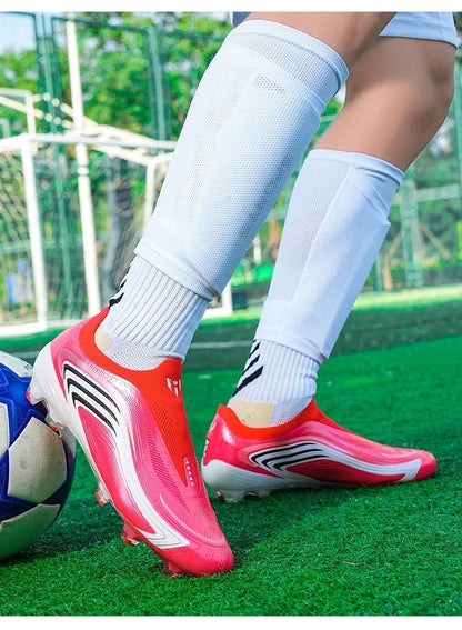 Nouvelles chaussures de football pour hommes, baskets de futsal très populaires, chaussures de football pour matchs sur gazon, entraînement, chaussures de football de haute qualité, crampons antidérapants, pour intérieur