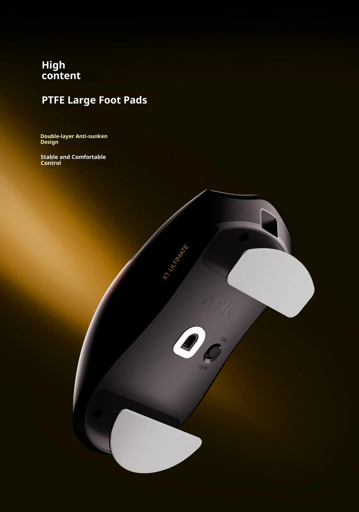 ATK X1 V2 Ultimate 2.0 Mouse Wireless Paw3950 Utrla 54g Lightweight 750ips 0.163ms Low Latency 650ips Gamer New Accessory Gifts