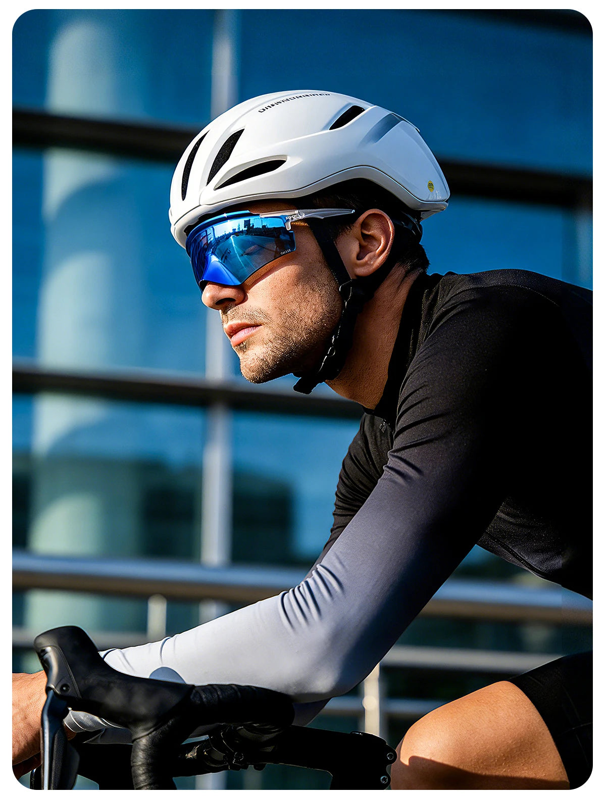 SCVCN Sonnenbrillen für Herren, Fahrradbrillen mit UV400-Gläsern, Fahrradbrillen für Rennrad und Mountainbike, Damen, Freizeit, Wandern