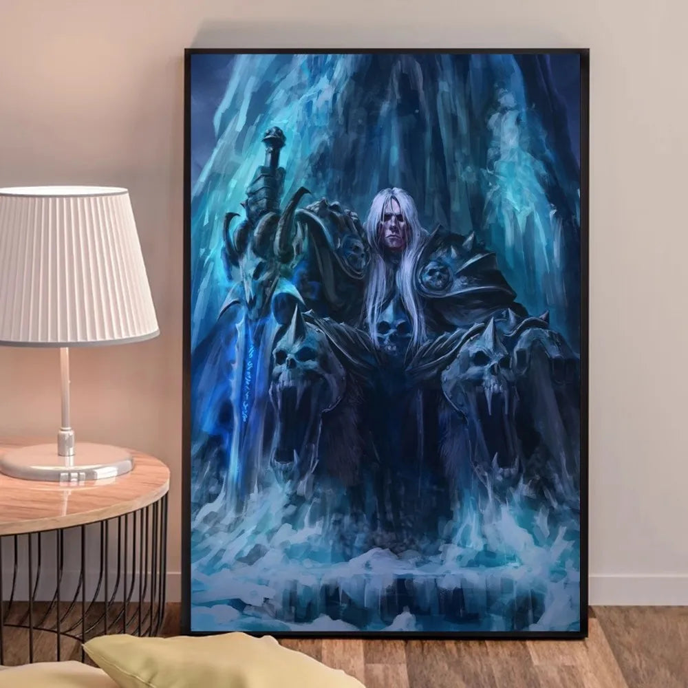 World of Warcraft Game Poster Good Quality Prints and Posters HD Quality Poster Wall Art Painting Study Home Decor