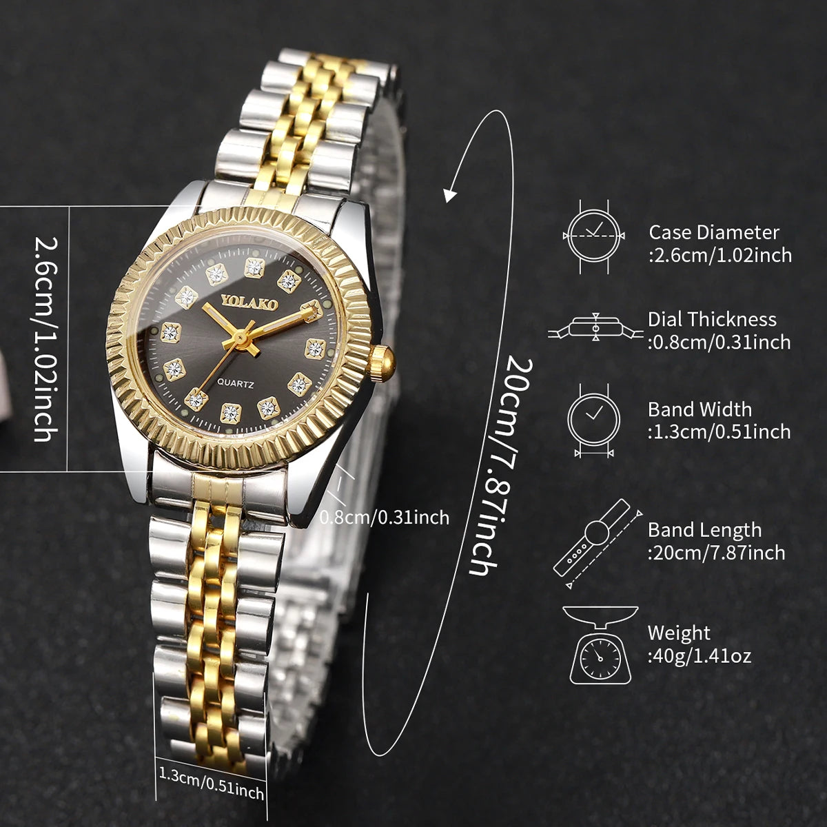 Montre-bracelet de luxe pour homme à quartz avec calendrier, tendance, strass, en acier, montre d'affaires pour homme, Reloj Hombre, cadeau (sans boîte)