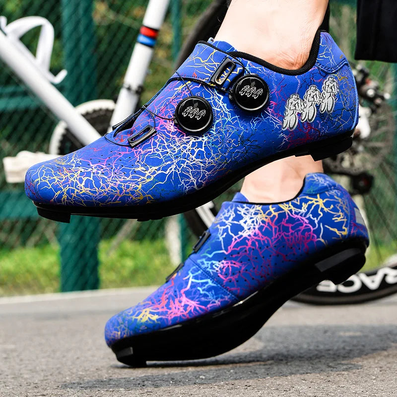 Professionelle Rennradschuhe für Herren und Damen – selbstarretierende Speed-Fahrradschuhe mit SPD-Cleats für Racing und Wettkampf
