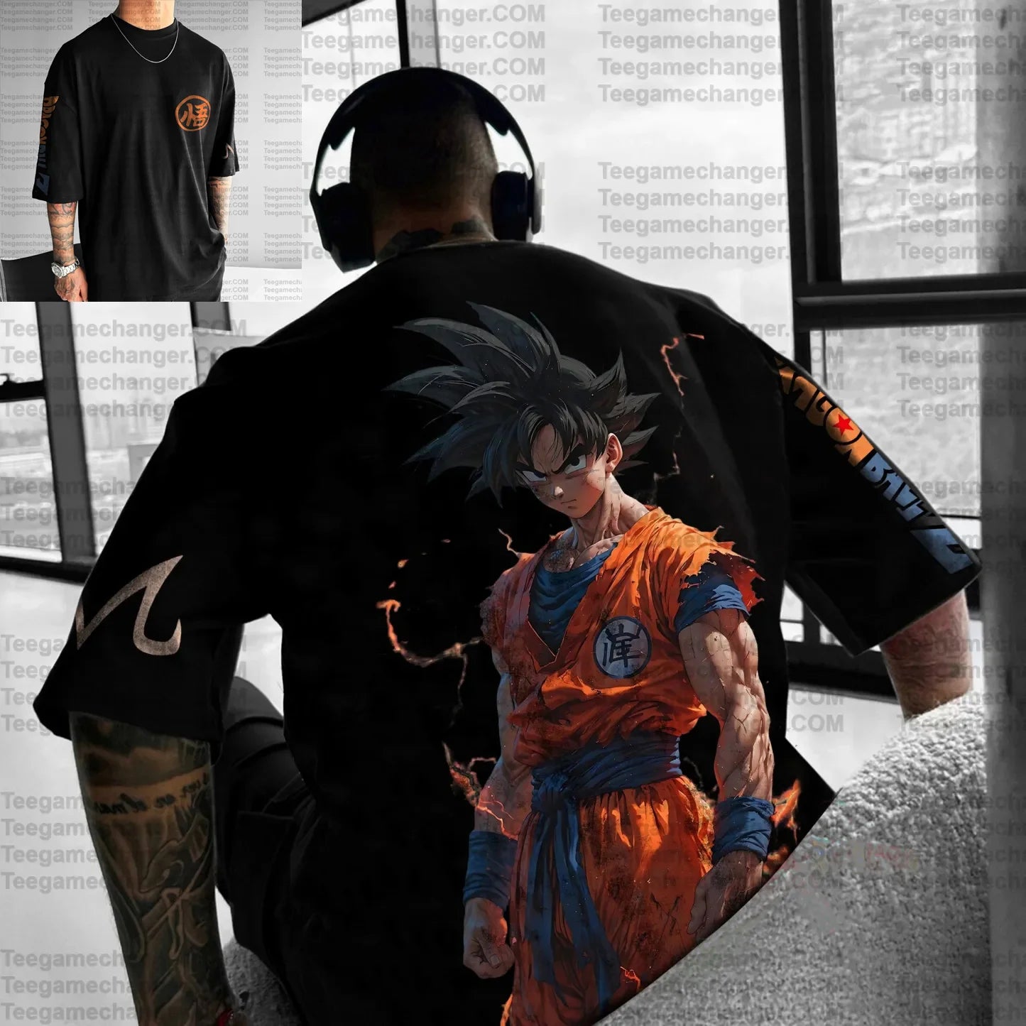 Son Goku Dragon Ball Anime 2025 Καλοκαιρινό T-shirt Ανδρικό Harajuku Oversized Ρετρό Streetwear Γυναικείο Casual Φαρδύ Κοντομάνικο Unisex Top
