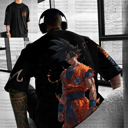 Son Goku Dragon Ball Anime 2025 Καλοκαιρινό T-shirt Ανδρικό Harajuku Oversized Ρετρό Streetwear Γυναικείο Casual Φαρδύ Κοντομάνικο Unisex Top