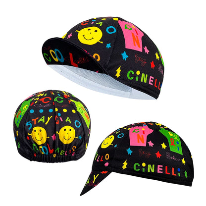 cyklistická čiapka, polyesterová absorpcia potu, módny trend, unisex, graffiti