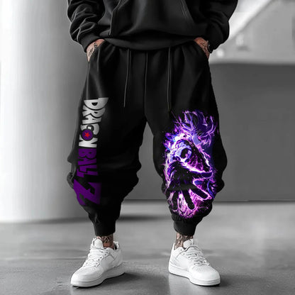 2025 Dragon Ball GOKU Majin Buu Anime Peripheral Trousers American Sports Autumn Men's and Women's Cotton Leggings