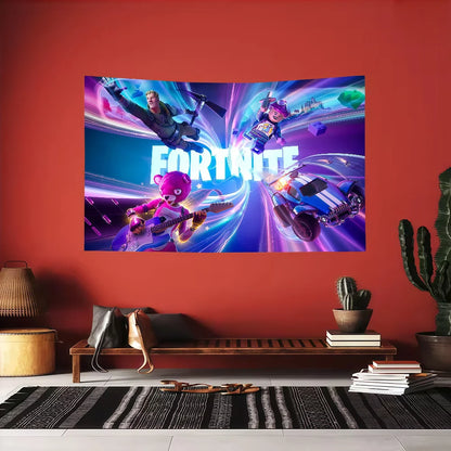 Game F-Fortnite flag Decoration Art Picnic Party Home Hanging Camping Outdoor Party Banner