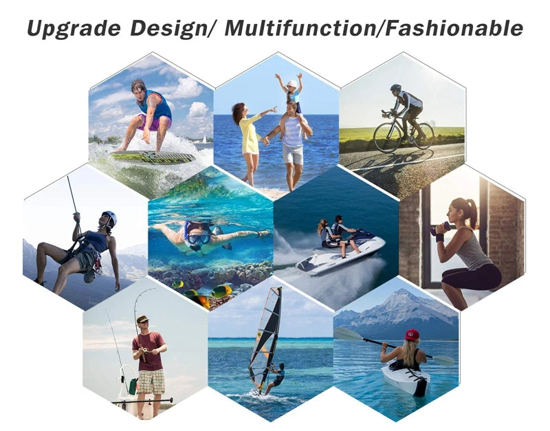 Water Shoes for Men Barefoot Beach Shoes Breathable Sport Shoes Quick Dry River Whtie Sea Aqua Sneakers Soft Beach Sneakers