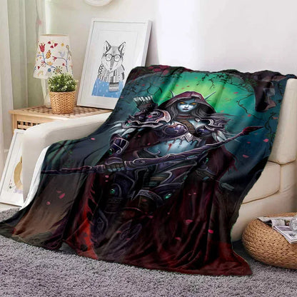 WOW, World of Warcraft Demon Hunter, Lich King igraće 3D mekane deke, prekrivač za piknik, krevete, sofu, dom, spavaću sobu, dječje poklone