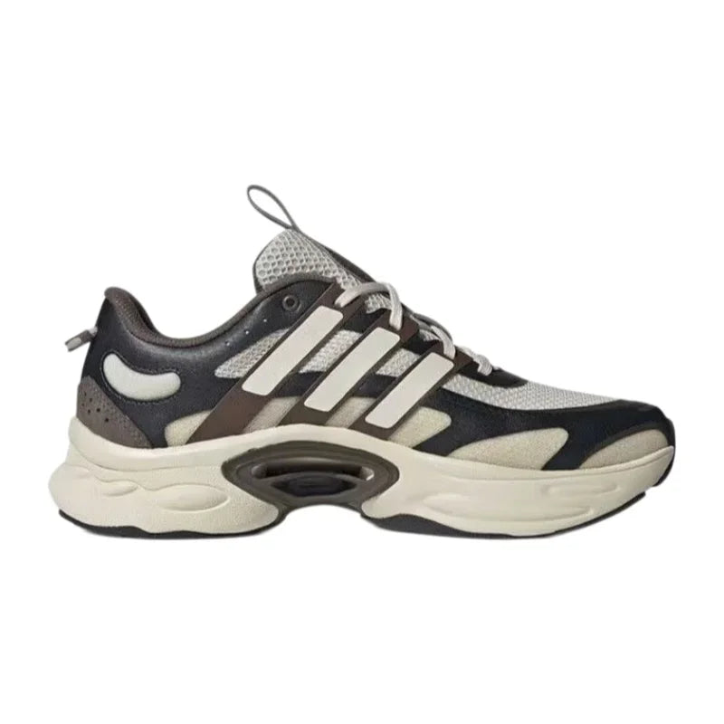 Chaussures de course basses unisexes adidas, confortables et polyvalentes, semelle absorbant les chocs et résistante à l'usure, blanc et noir, IF6725