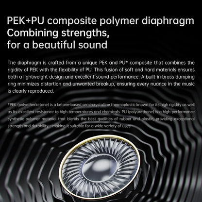 FiiO JT3 Over-Ear Open-Back Headphones, 50mm Dynamic Driver, PEK+PU Composite Diaphragm, Detachable 3.5mm Cable with Mic