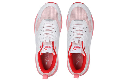 Chaussures de sport basses décontractées Puma X-Ray en tissu mesh, à lacets, amortissantes, durables, blanches 374122-06