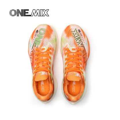ONEMIX-Nylon Carbon Board Marathon Running Racing Shoes, Professional Stable Support, Shock-relief, Ultra-light Rebound Sneaker